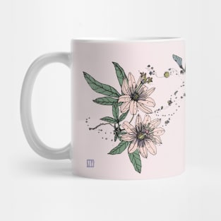 A dragonfly decides to take a  look Mug